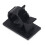 100 Pcs Adjustable Nylon Cable Clips 8x10mm Black Self Adhesive Clamp 6