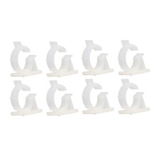 YX-1316 100 Stück verstellbare Kabelclips Weiß