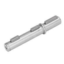 18mm x 128mm Getriebewelle passt für Schneckengetriebe NMRV040 RV040 NEMA34-Motor
