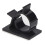 100 Pcs Adjustable Nylon Cable Clips 8x10mm Black Self Adhesive Clamp 14