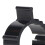 100 Pcs Adjustable Nylon Cable Clips 8x10mm Black Self Adhesive Clamp 9
