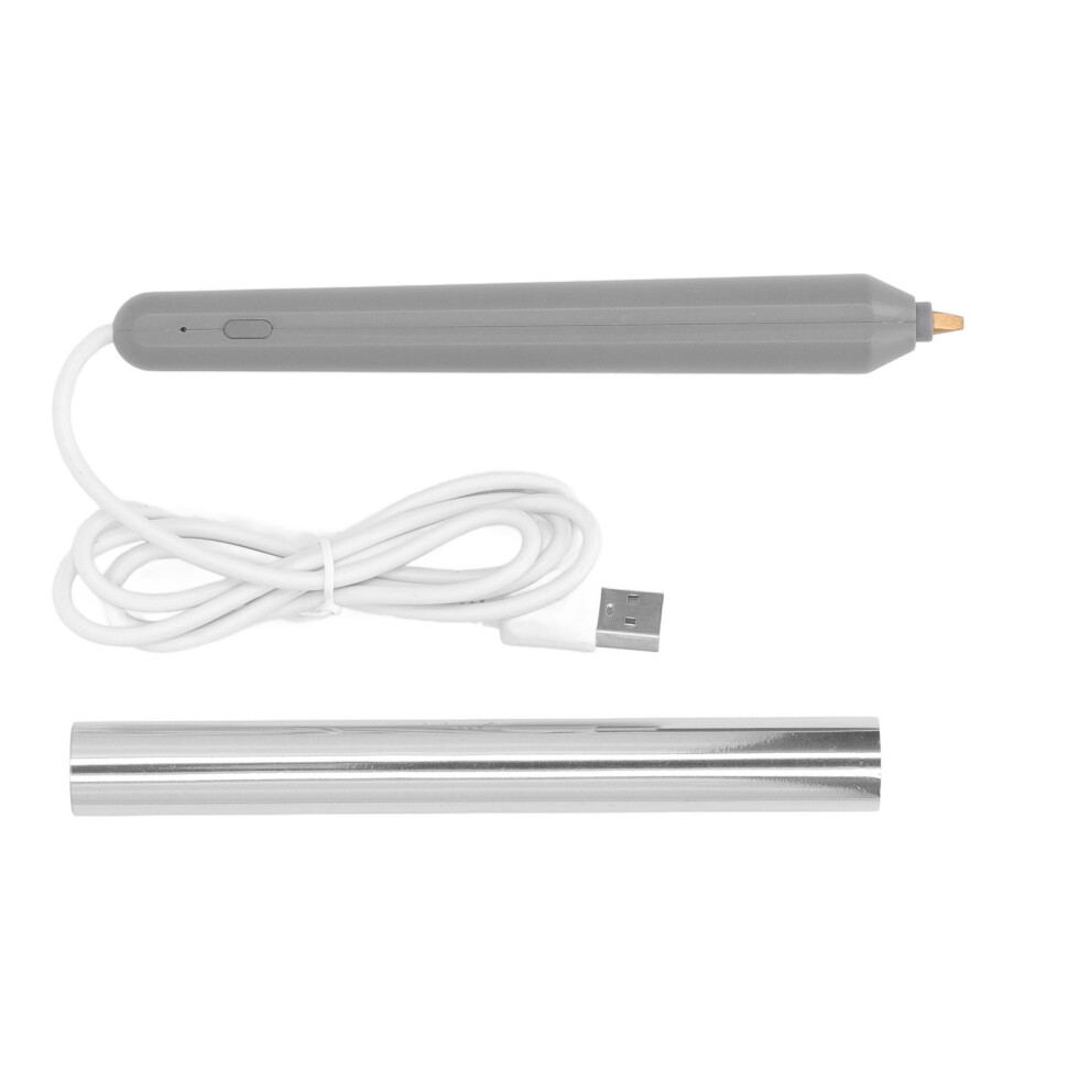 Versatile Usb Heat Foil Pen With 4 Tips For Crafting - Silver Color 4901338461357