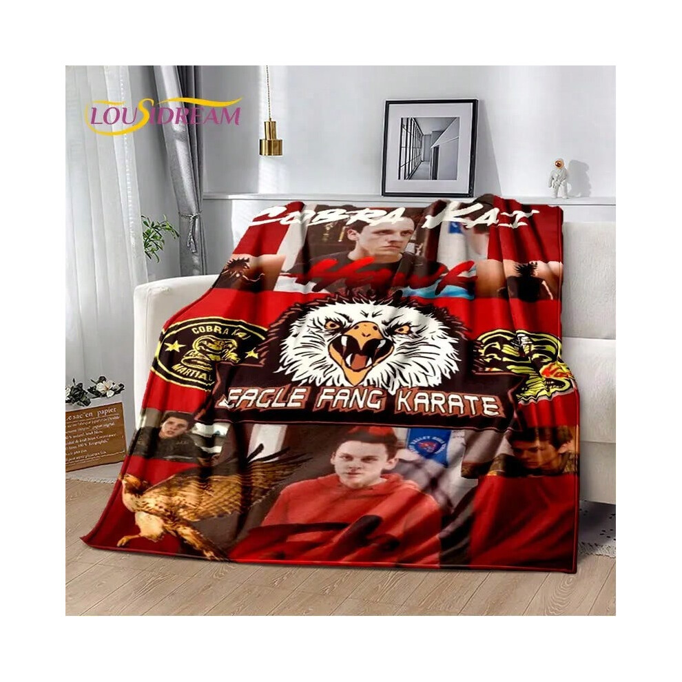 (23, 100x150cm) TV Karate Cobra Kai Amanda Soft Plush Blanket,Flannel Blanket Throw Blanket for Living Room Bedroom Bed Sofa Picnic Cover Kids-image-OPC-PJH7FJ9-NEW