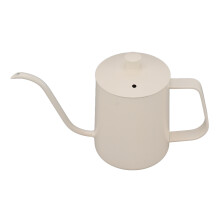 Control Pour Over Coffee with 350ml White Stainless Steel Kettle