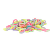 500 Stück Elastische Bänder 4,7 mm gemischte Farben