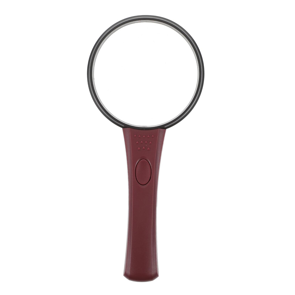 LED Magnifier Handheld Portable Lighted Loupe For Seniors Reading Books And Newspapers In Low Light