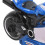 Blaues Pull-Back-Motorradmodell aus Legierung, 9 cm, Spielzeug 12