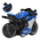 Blaues Pull-Back-Motorradmodell aus Legierung, 9 cm, Spielzeug 4
