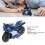 Blaues Pull-Back-Motorradmodell aus Legierung, 9 cm, Spielzeug 11