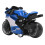 Blaues Pull-Back-Motorradmodell aus Legierung, 9 cm, Spielzeug 13