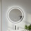Living And Home Wall Mounted Round LED Bathroom Mirror 2