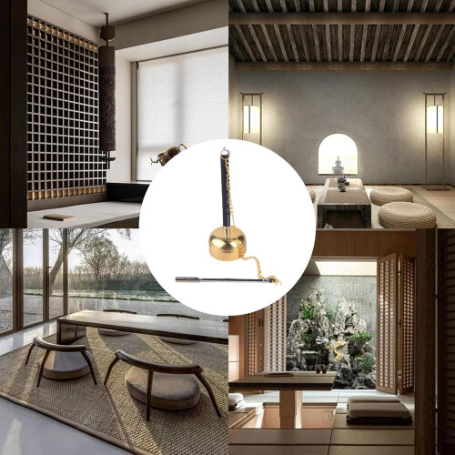 Telescopic Bell Lightweight Copper Finger Bell For Buddhist Musical Instruments - Home Chime, Adjustable 2