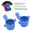 Blaues SLEDG 1/8 4WD Lenk-Cup-Lager-Set 10