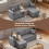 Sofa Bed, L-Shaped Sofa Couch with USB & Type-C Ports 8