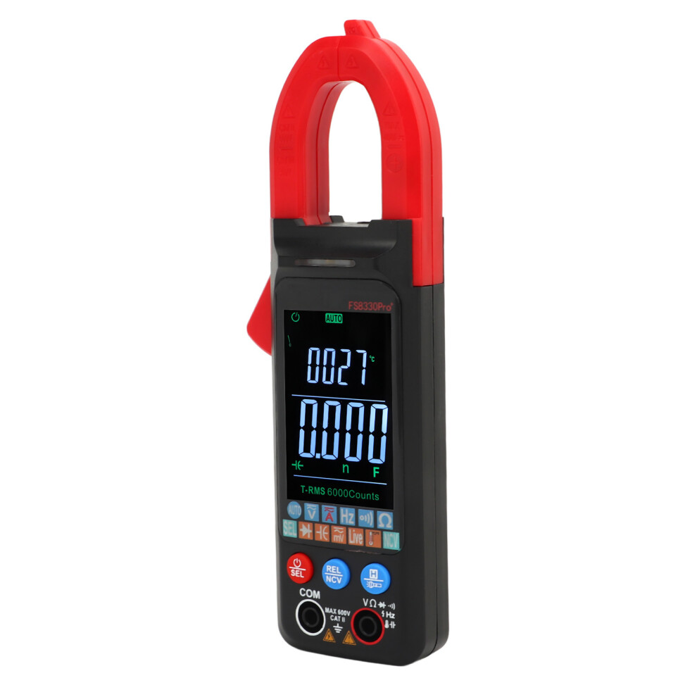 Fs8330pro+ Digital Clamp Meter, Auto Ranging, Ncv, Ac/Dc Voltmeter 9471338468403