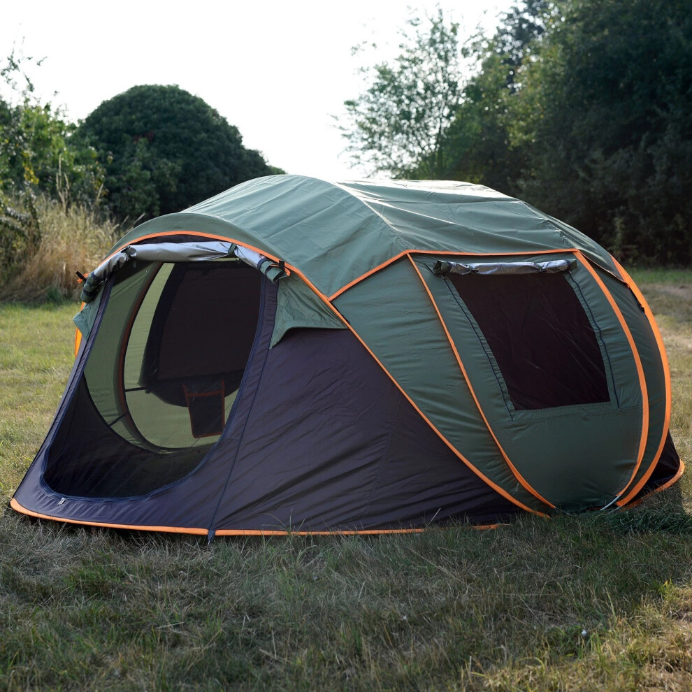Pop Up Tent 3-4 Person Instant Open Waterproof Camping Tent - Festivals Camping