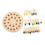 Memory-Match-Schach – Holz/Kunststoff, farbiges Brett 12