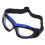 Sport-Schutzbrille PC-Rahmen 150 g Schwarz/Blau 10