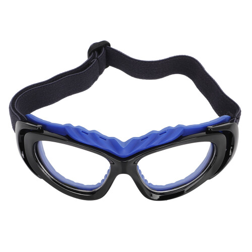 Sport-Schutzbrille PC-Rahmen 150 g Schwarz/Blau