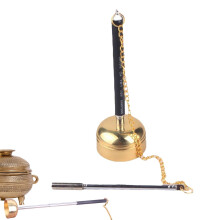 Finger Cymbals Telescopic Bell Retractable Copper Buddhist Instrument Chime Decorative Melodic Percussion For Meditation