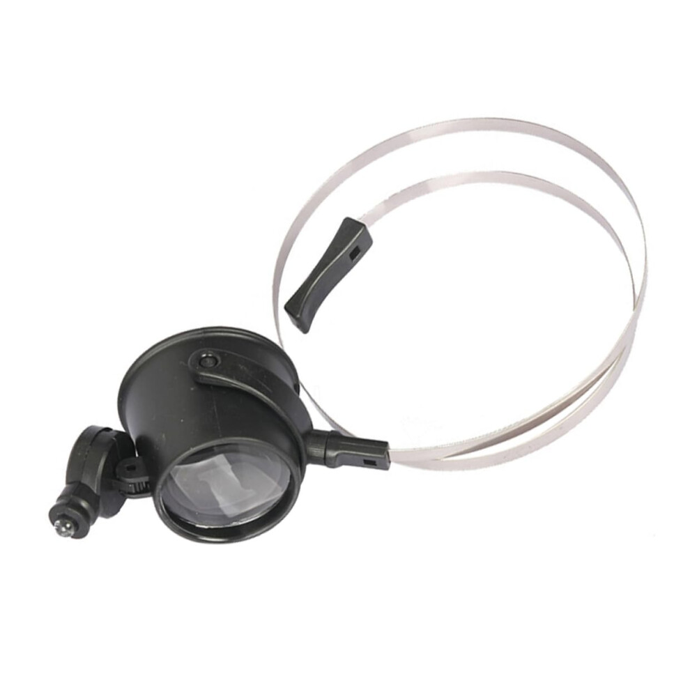 Light Head Mounted Magnifier With For Watchmaker Repairs Portable Led Eyewear For Seniors And Precision Cleaning