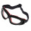 PC-Sportbrille A150 150 g Einheitsgröße Schwarz/Rot 15