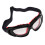 PC-Sportbrille A150 150 g Einheitsgröße Schwarz/Rot 1