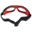 PC-Sportbrille A150 150 g Einheitsgröße Schwarz/Rot 5