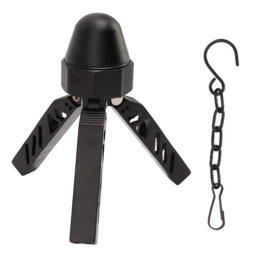 A-förmiges Aluminium-Stativ schwarz 138mm 211g 1