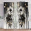 Retrokuvioinen ulkoverho, 2PC-180X180cm/71X71in 1