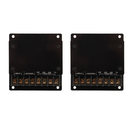 2 Stück 2-Wege-Weiche 120W 12V ABS+Metall Universal