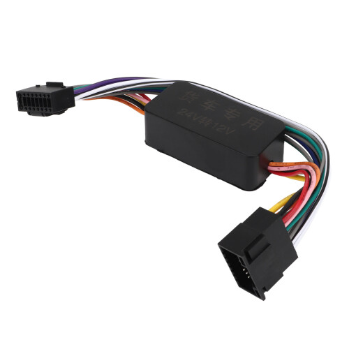 24V-12V Buck-Konverter ABS Schwarz Truck Android