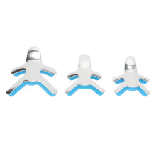 3 Stück Frosch-Typ Fingerschiene Schaumstoff Königsblau