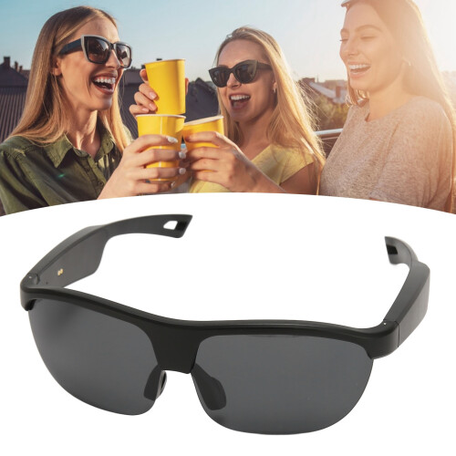 Smart Glasses Bluetooth 5.0, ABS, 110mAh, 10m Range, Wireless Sunglasses 2