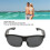Smart Glasses Bluetooth 5.0, ABS, 110mAh, 10m Range, Wireless Sunglasses 4
