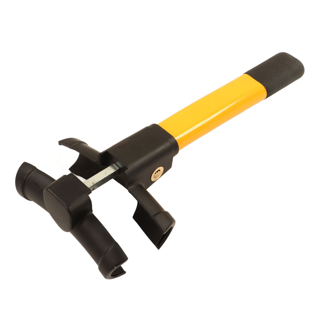 Universal Carbon Steel Steering Wheel Lock with 2 Keys for Cars