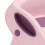 3-In-1 Potty Training Stool 2-Step Pink 49x33 cm 12