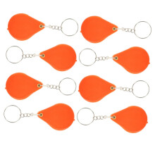Magnifying Glass 8-Piece Set With Keyring Foldable LED Light Loupe For Seniors Compact Reading Tool