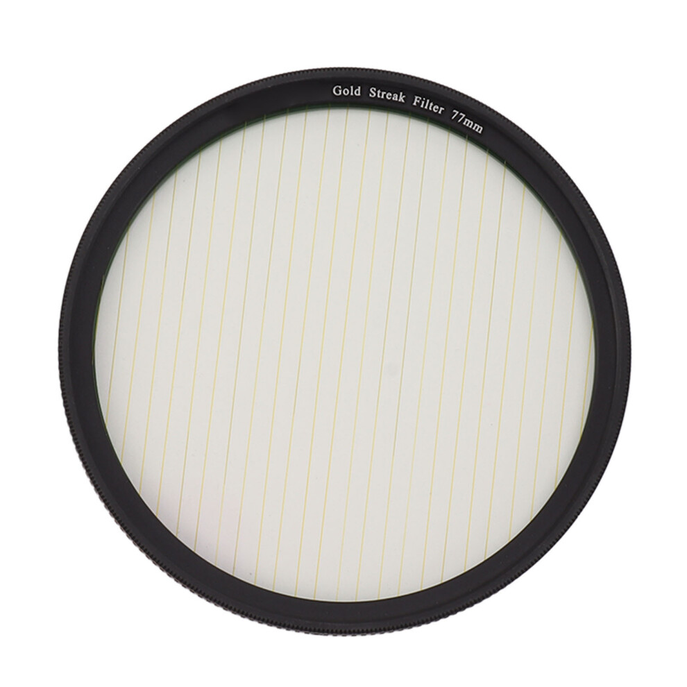 77Mm Streak Filter Flare Effect Optical Camera Lens With Case Gold/Light 4071338487951