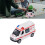 Pull Back roter Krankenwagen 14x6x7.5cm, 140mAh AG13 13