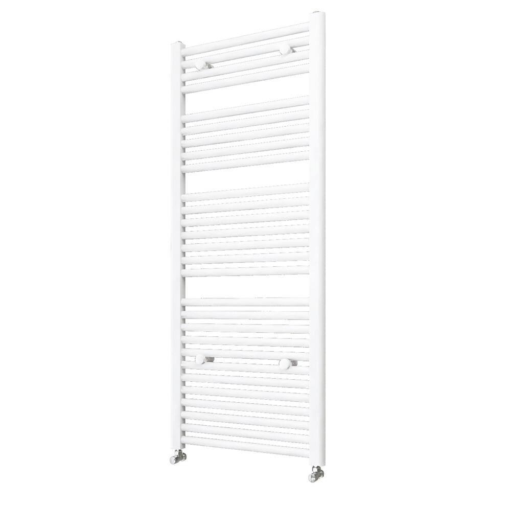 Aica (White, 1200X500mm) Stylish Straight Towel Rail Heating Towel Radiator