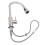 Universal Stainless Steel Pulldown Kitchen Faucet 360 Rotatable 16