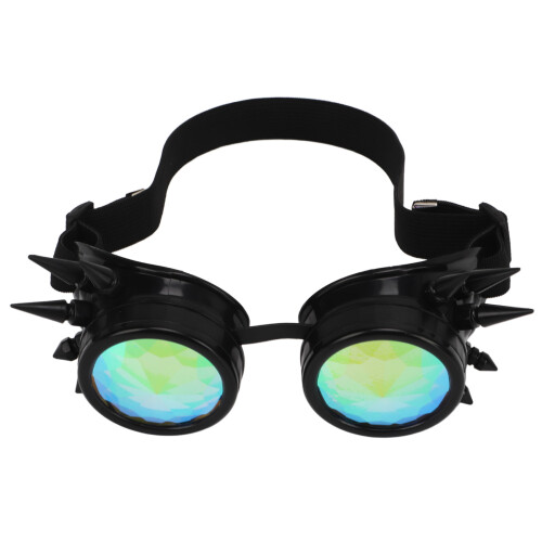 Steampunk-Goggles PC/ABS elastisches Band Einheitsgröße Schwarz 1