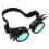 Steampunk-Goggles PC/ABS elastisches Band Einheitsgröße Schwarz 8