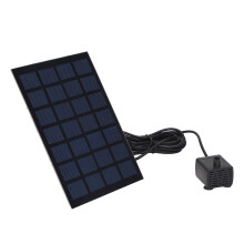 7V Solar Pumpe Direktantrieb 6 Düsen 1,0 W 180  120 mm