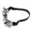 Retro Kaleidoscope Rave Steampunk Goggles Silver PC ABS Elastic Band 10