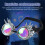 Retro Kaleidoscope Rave Steampunk Goggles Silver PC ABS Elastic Band 3