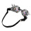 Retro Kaleidoscope Rave Steampunk Goggles Silver PC ABS Elastic Band 7
