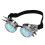 Retro Kaleidoscope Rave Steampunk Goggles Silver PC ABS Elastic Band 13