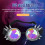 Retro Kaleidoscope Rave Steampunk Goggles Silver PC ABS Elastic Band 8